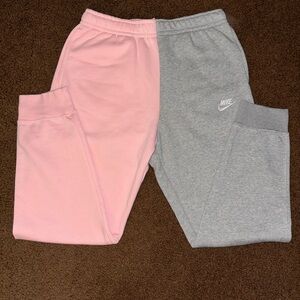 Nike split color sweatpants